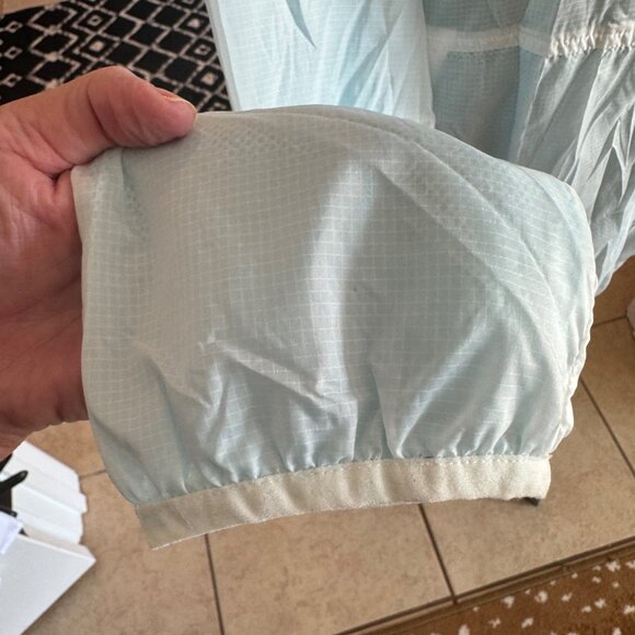 NWT Zine S White Hooded Mesh Windbreaker Jacket Athleisure Sports Tennis - Picture 11 of 15